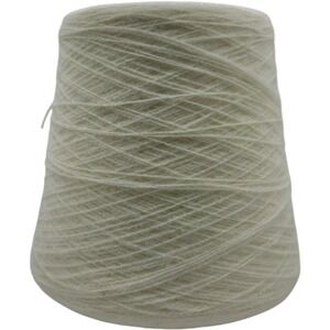 Vintage Spinnerin 2/24 Acrylic Cone Yarn Bone 20642